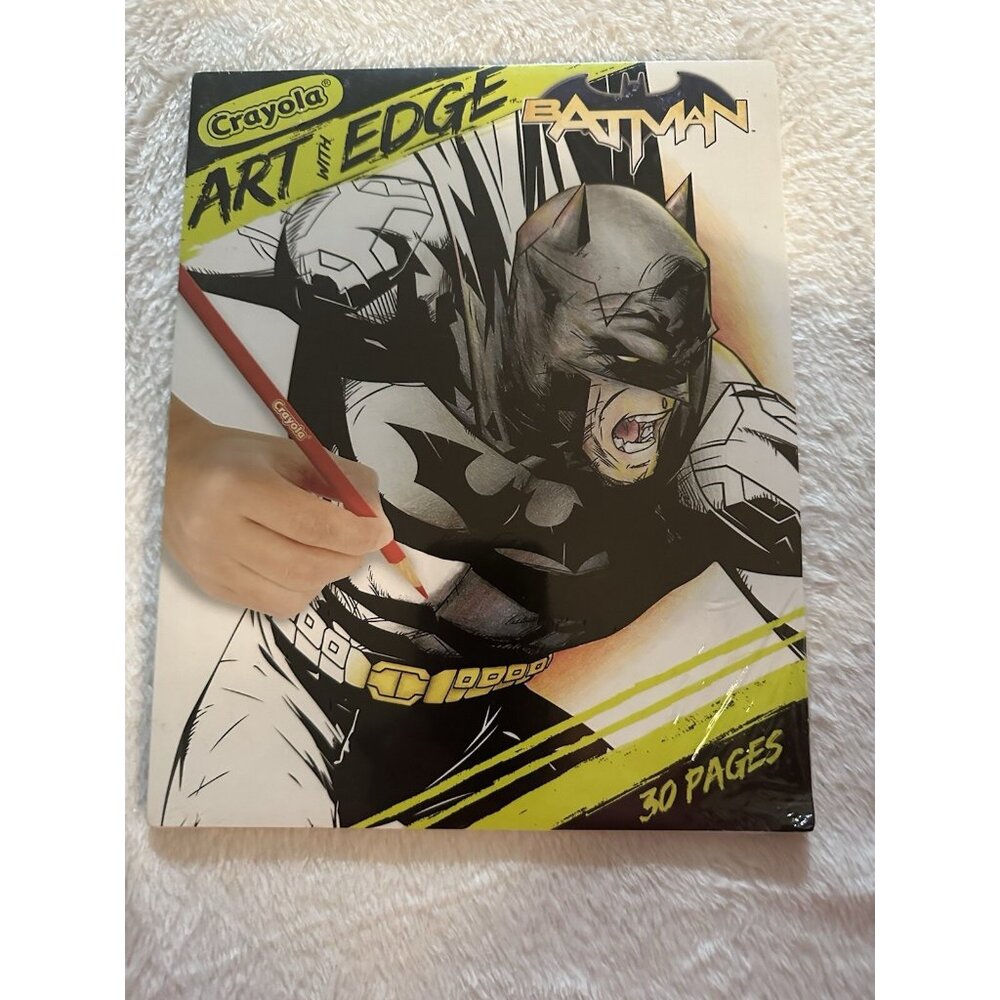 Crayola Art with Edge Batman 30 Premium Coloring Pages 8x10 Perfect for Framing